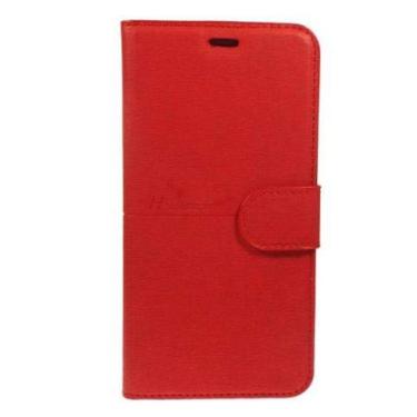 Imagem de Capa Carteira Flip couver Galaxy Note 10 6.3 vermelha + Película de vidro 3d