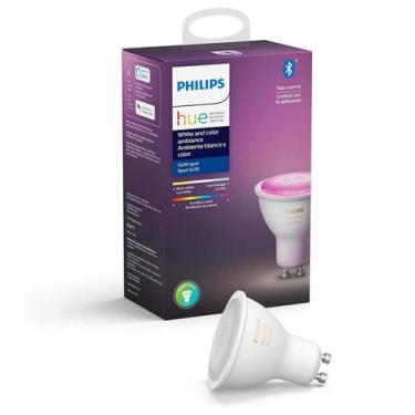 Imagem de Philips Hue Lâmpada Smart Dicroica Gu10 Bluetooth Inteligente