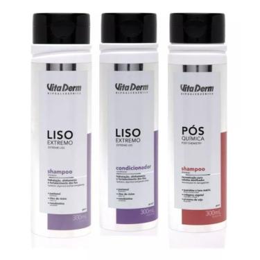 Imagem de Liso Extremo Shampoo Condicionador Vita Derm + Pós Química