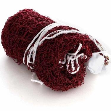 Imagem de Rede Badminton Oficial Master Rede Seda Reforçada Marrom