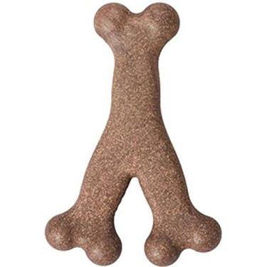 Imagem de JAMBO PET Osso Mordedor BambooBone Wishbone, Sustentável, Fortalece Dentes,Resistente Tamanho Pequeno Sabor Bacon Para Cães
