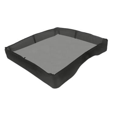 Imagem de IEUDNS Capa superior de tecido de malha dobrável, capa superior para cães, capa de cercadinho para cachorros para ambientes internos, 36 polegadas