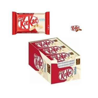 Imagem de Caixa De Chocolate Kit Kat Nestle Branco 24 Unidades 41,5G