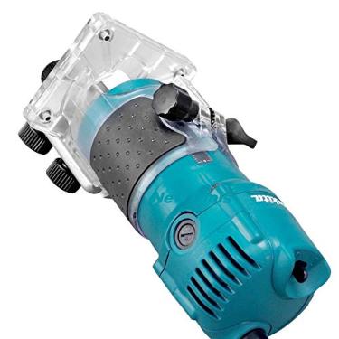 Imagem de MAKITA TUPIA MANUAL COM PINÇA DE 6MM (1/4 POL) E BASE ARTICULADA 530W 110V 3709