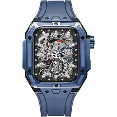 Imagem de BUDAY Kit de Retrofit de Caixa de Aço Inoxidável 316L Fluororubber Pulseira de Relógio, Para Apple Watch Band Series 7 45mm 44mm, Capa de Metal de Proteção Tática para Homens Kit Mod de Relógio (Cor: