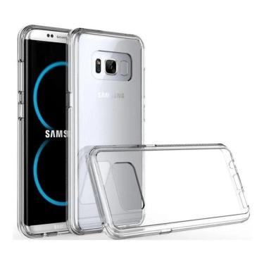 Imagem de Capa Case Silicone Transparente Antichoque Galaxy S8 G950