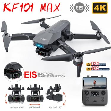 Imagem de Profissional KF101 Max Drone  4K  5G  Wi-Fi  Câmera HD EIS  Anti-Shake  3-Axis Gimbal  Motor sem