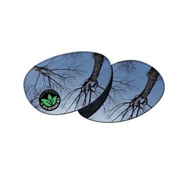 Imagem de Raydi Lentes de reposição de policarbonato para óculos de sol redondos RayBan Erika RB4171 54 mm - Espelho de titânio prateado - Polarizado