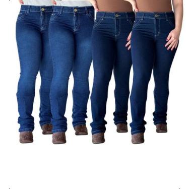 Imagem de Kit 4 Calças Jeans Feminina Nossa Terra Country