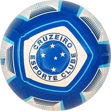 Imagem de Bola de Futebol, Cruzeiro, N.5, Azul e Branca, Futebol e Magia