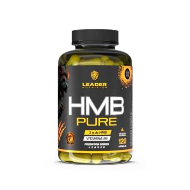 Imagem de HMB Pure Com Vitamina B6 Leader Nutrition 120 Cps