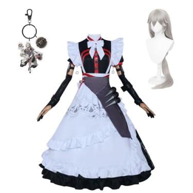Imagem de Alexandrina Cosplay Fantasia Roupas Decoração de cabeça Zenless Zone Zero Role Playing Acessórios Conjunto Completo