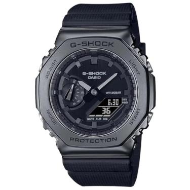 Imagem de Relógio CASIO G-SHOCK anadigi cinza masculino GM-2100BB-1ADR