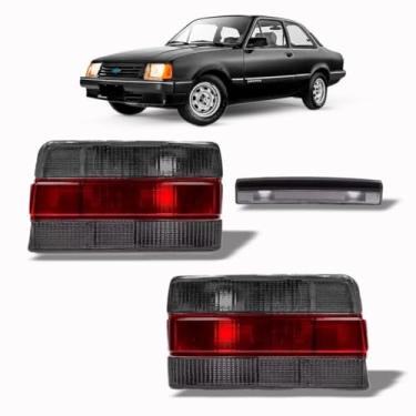 Imagem de Par Lanterna Chevette 1986 1987 1988 1989 1990 1991 1992 1993 Fumê +