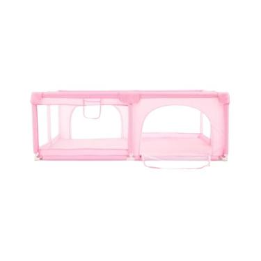 Imagem de Cercadinho Bebe Chiqueirinho Infantil 180 X 150 Grade Segurança (Rosa)