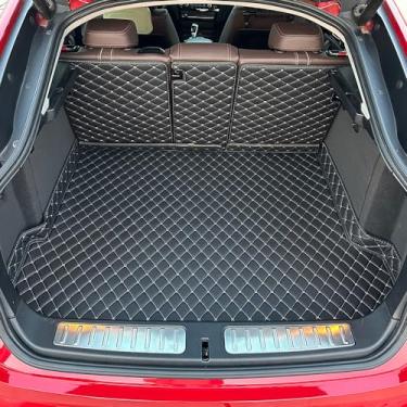 Imagem de GREATROAD Tapetes de couro personalizados para carros BYD SEAGULL/Dolphin Mini 2023 proteção contra todas as condições climáticas(3DM carga-PRETO-BEGE)