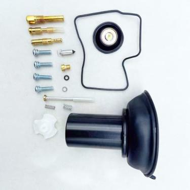 Imagem de Kit de reparo de carburador Carb 2 peças compatível com Steed Shadow VT VLX 600 88-98 substituição (preto)
