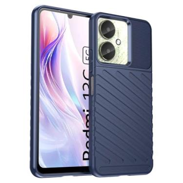 Imagem de Capas para Xiaomi Poco C65.Caso básico,Botão de pressão flexível / 360 ° Proteção completa,Sensação arenácea