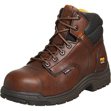 Imagem de Bota de trabalho Timberland Pro de 15 cm TiTAN Composto Safety Toe, Marrom, 7.5 Wide
