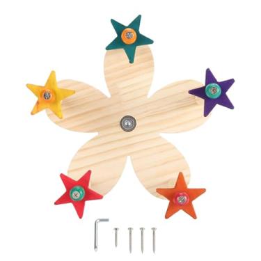 Imagem de Papagaios Roda Gigante Brinquedo, Pássaro Girando Poleiro Brinquedo Colorido Interativo Roda de Fiação para Periquito Calopsita Periquito Conures Lovebirds