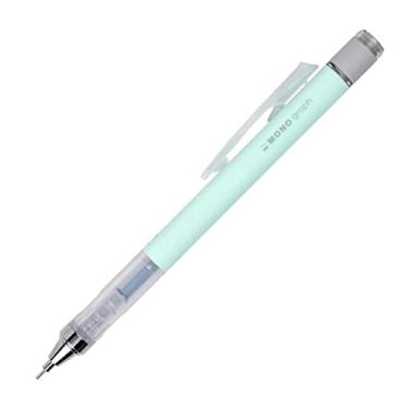 Imagem de Tombow - Lapiseira Mono Graph 0,5mm (Verde Menta) | Mecanismo shake para avançar grafite, ponta reforçada, trava de segurança e borracha Mono recarregável