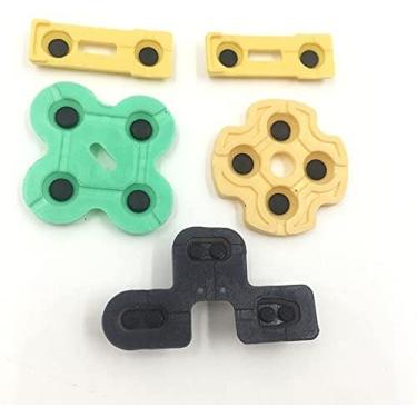 Imagem de Almofadas de botão de borracha condutora de silicone para substituição de gamepad PS2