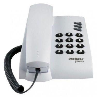 Imagem de Telefone c/fio pleno cinza artico intelbras mania virtual, Cinza