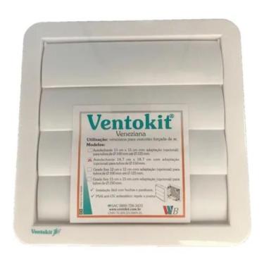 Imagem de Grade De Ar Veneziana Autofechante Ventokit -dutos 150mm