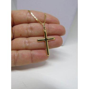 Imagem de Pingente Cruz Crucifixo De Ouro 18k 750 Maciço - RD Magazine