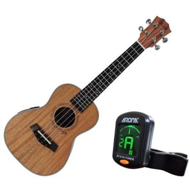 Imagem de Ukulele modelo Concert Barth Guitars - Eletro-Acústico c/ Captação + A