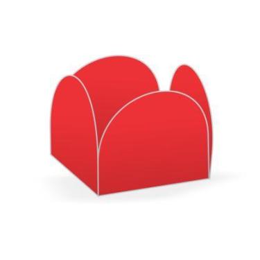 Imagem de 50 Forminhas para doces Decoração festa coloridas - NC TOYS, vermelho