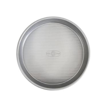 Imagem de USA Pan Assadeira redonda para bolo, 23 cm, revestimento antiaderente e de liberação rápida, 23 cm, aço aluminizado
