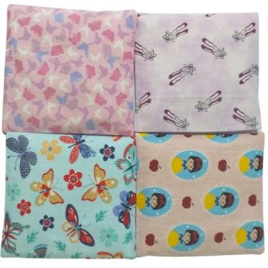 Imagem de Lote com 4 Bolsas Térmicas para Cólica em Bebê - Estampas Femininas - 