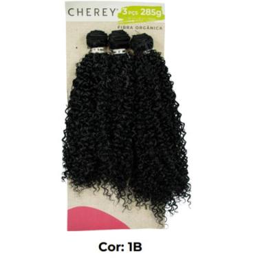Imagem de Cabelo Golvo Bundles Organico Cacheado Curto Cherey Entrelac - bbless,
