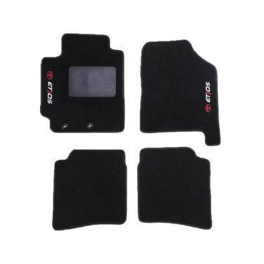 Imagem de Kit Tapete Carpete Toyota Etios 2013 Até 2019 Preto - Master Parts