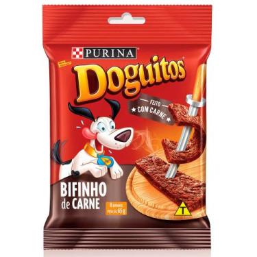 Imagem de Petisco Purina Doguitos para Cães Bifinho Carne 65g