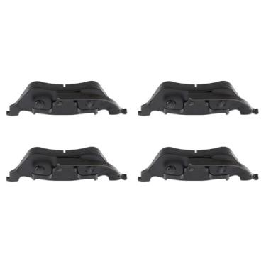 Imagem de ECCPP D858-7734 Conjunto de pastilhas de freio a disco semimetálico traseiro, 4 peças, adequado para Chrysler Town & Country 2001-2007, Dodge Caravan 2001-2007, Dodge Grand Caravan 2001-2007
