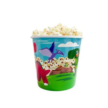Imagem de Balde de Pipoca 3L Infantil Tema Animado Diversão Garantida - Usual Ut