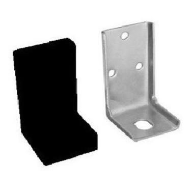 Imagem de Cantoneira L Capa Preta  Reforçada 05 Unidades - comercial