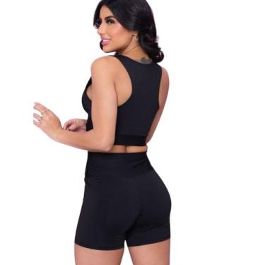 Imagem de Short Suplex Feminino Academia - MOVEment, Preto, G