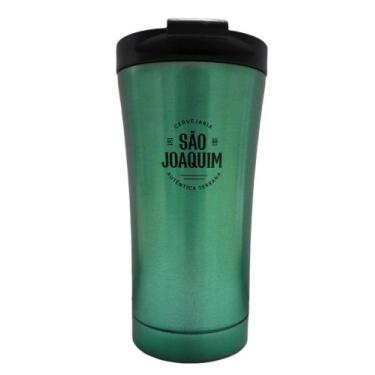 Imagem de Copo térmico inox parede dupla a vácuo 380 ml com tampa - Cervejaria S