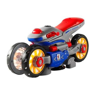 Imagem de Brinquedo Moto Infantil Giratória com Luzes e Sons - Shophalle Magalu