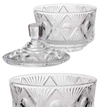 Imagem de Mini Bomboniere Baleiro Em Vidro Elegante Porta Objetos - Gira