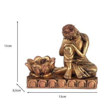 Imagem de Buda Tailandês Com Castiçal Para Incenso 05526 - Mana Om By Plat1
