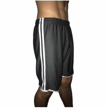 Imagem de Shorts Futebol Masculino  Poliéster  Bermuda  Calção  Academia  Corrid