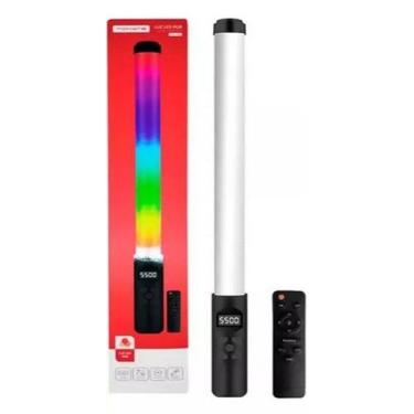 Imagem de Bastão De Led Colorido Rgb Light Stick Portatil Controle - Tomate