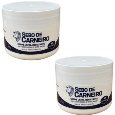 Imagem de CREME ULTRA HIDRATANTE SEBO DE CARNIERO ARGAN +URÉIA 300gr DEMAZON KIT