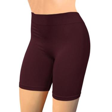 Imagem de Short Lingerie Anagua Longa Segunda Pele Confortável Sexy Sem Costura 