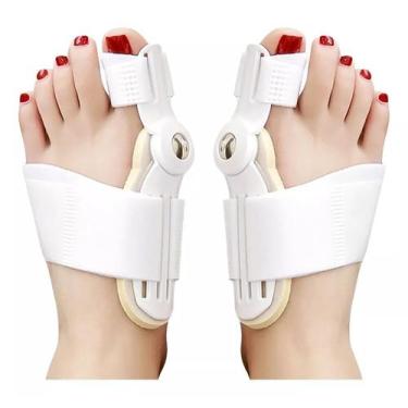 Imagem de 1 Par Kit Corretor Corretivo Para Joanetes Ortopédico Articulado tiras