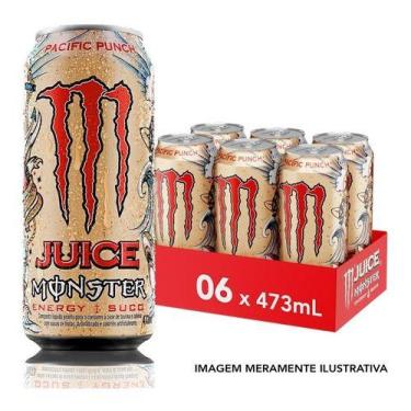 Imagem de Energético Monster Pacific Punch Pack 6 Latas 473 Ml